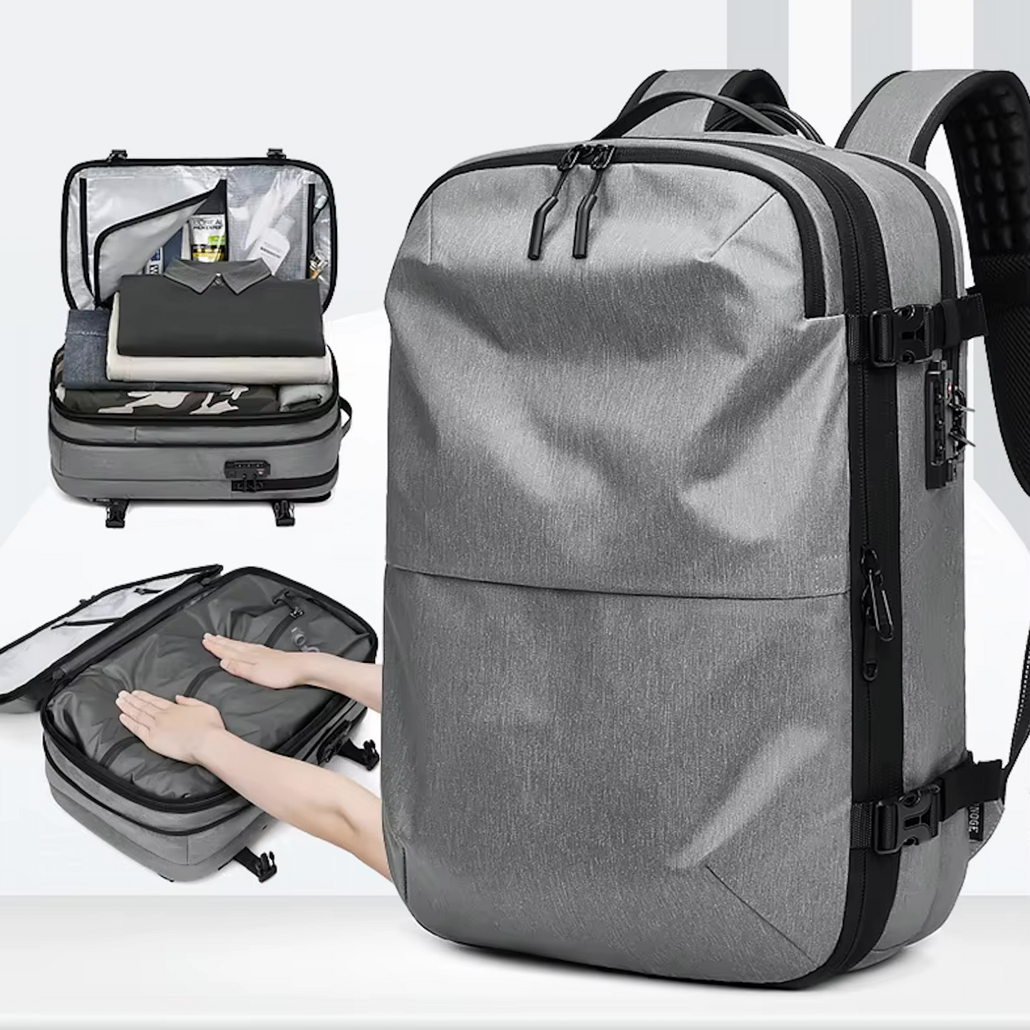Mochila de viaje| Mochila versátil para viajes sin complicaciones